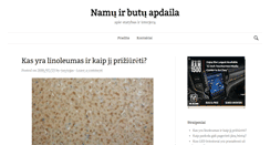 Desktop Screenshot of namubutuapdaila.lt